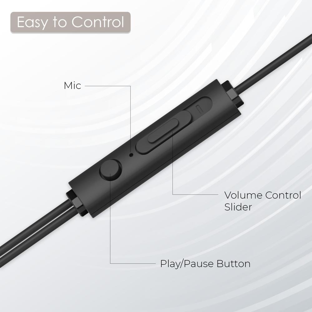 Bullet wired earphones