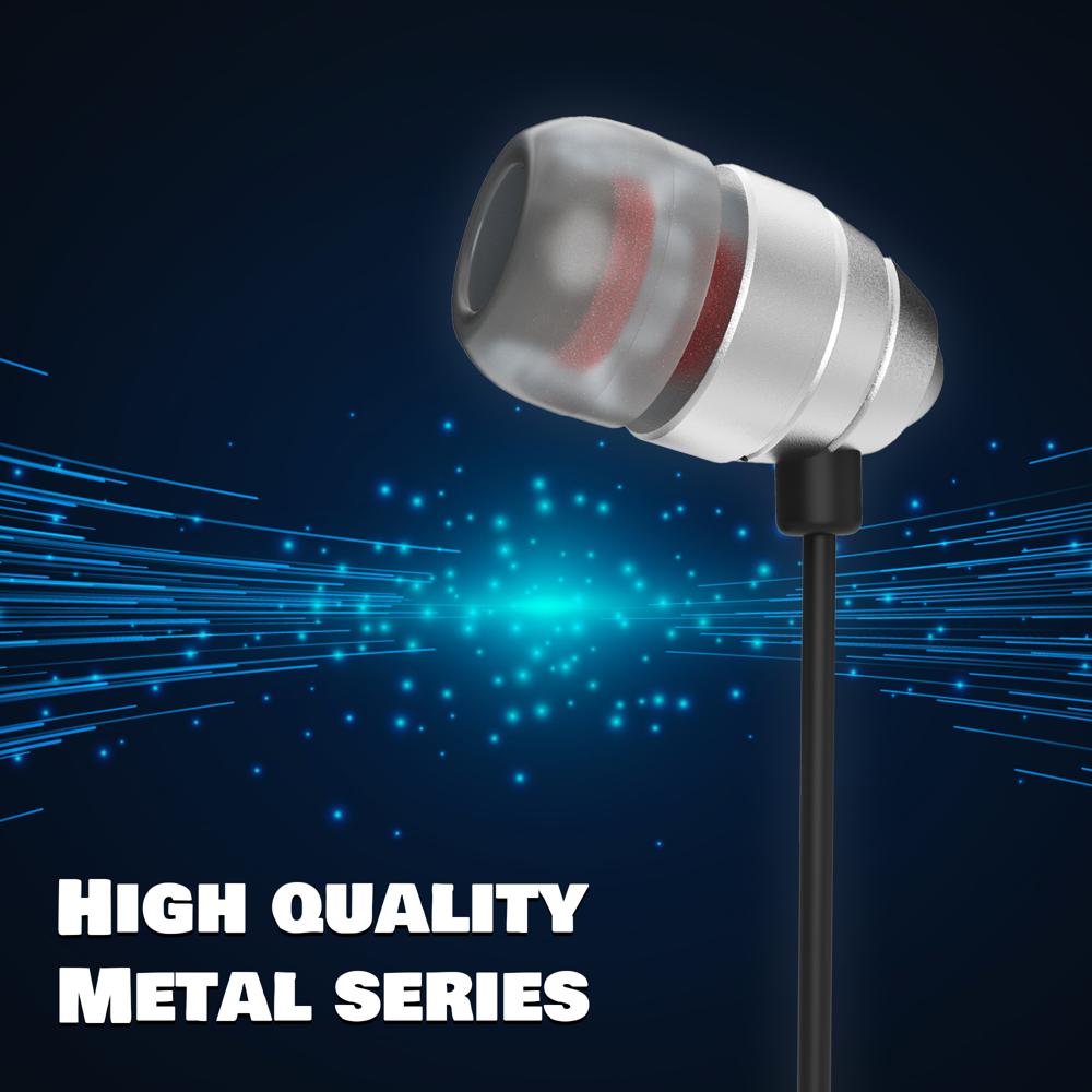 Bullet wired earphones