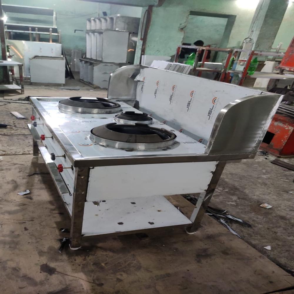 Chinese Cooking Range - Dimension (L*w*h): 60"x30"x30"+16 Inch (In)