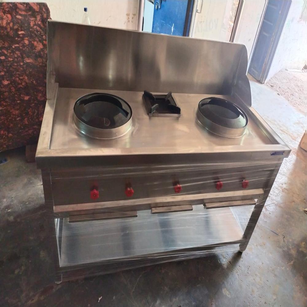 Chinese Cooking Range - Dimension (L*w*h): 60"x30"x30"+16 Inch (In)