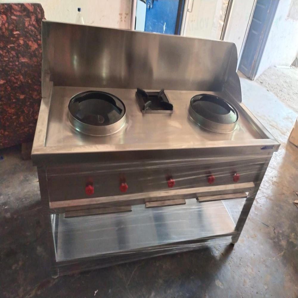 Chinese Cooking Range - Dimension (L*w*h): 60"x30"x30"+16 Inch (In)