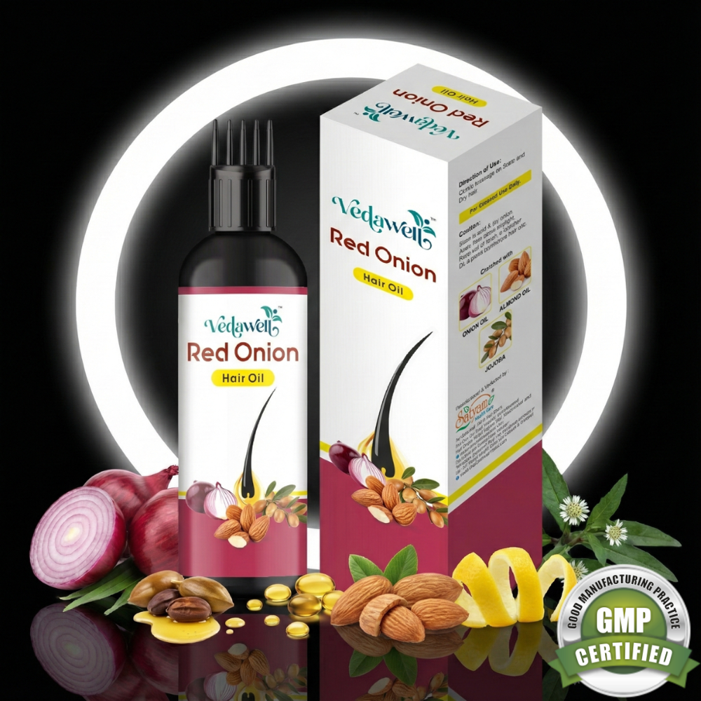 Vedawell Red onion hair  Oil