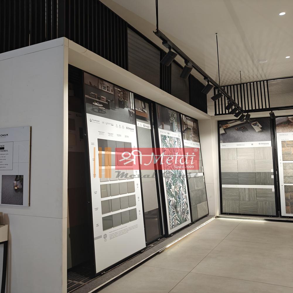 Slanted Slider Tile Display Stand