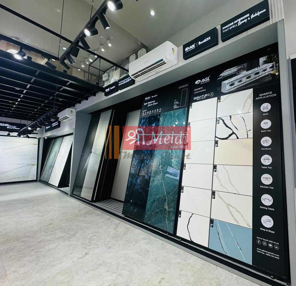 Slanted Slider Tile Display Stand