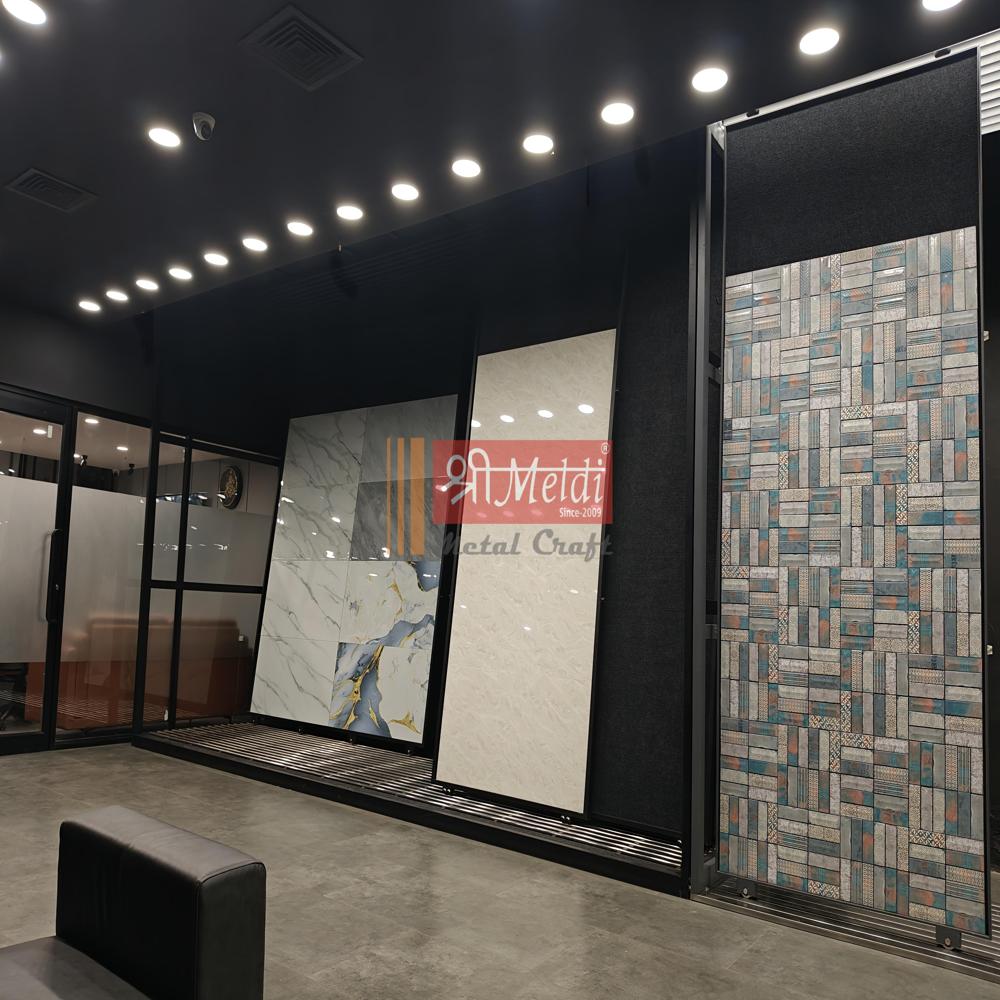 Slanted Slider Tile Display Stand