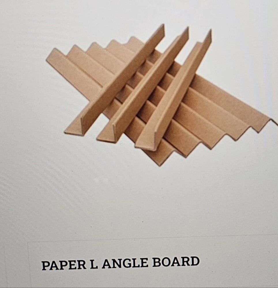 L Shape Paper Angle Board - Color: Brown