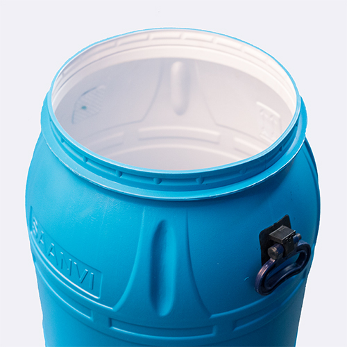 100L Blue Open Top Wide Mouth Barrel Drum