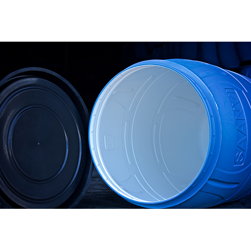 200l Blue Open Top Wide Mouth Barrel Drum - Diameter: 19 Inch (In)