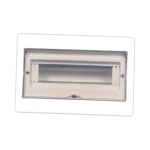 10-12 Way Spn Push Button With Glass Cover Mcb Distribution Box - Color: Gray