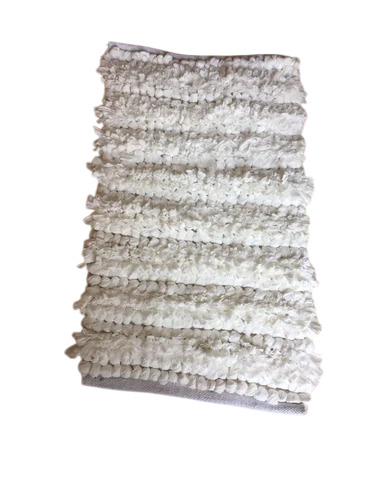 White Floor Door Mat - Feature: Washable