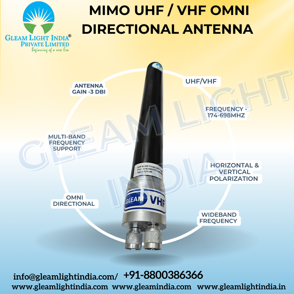 VHF / UHF MiMo Omni Directional Antenna