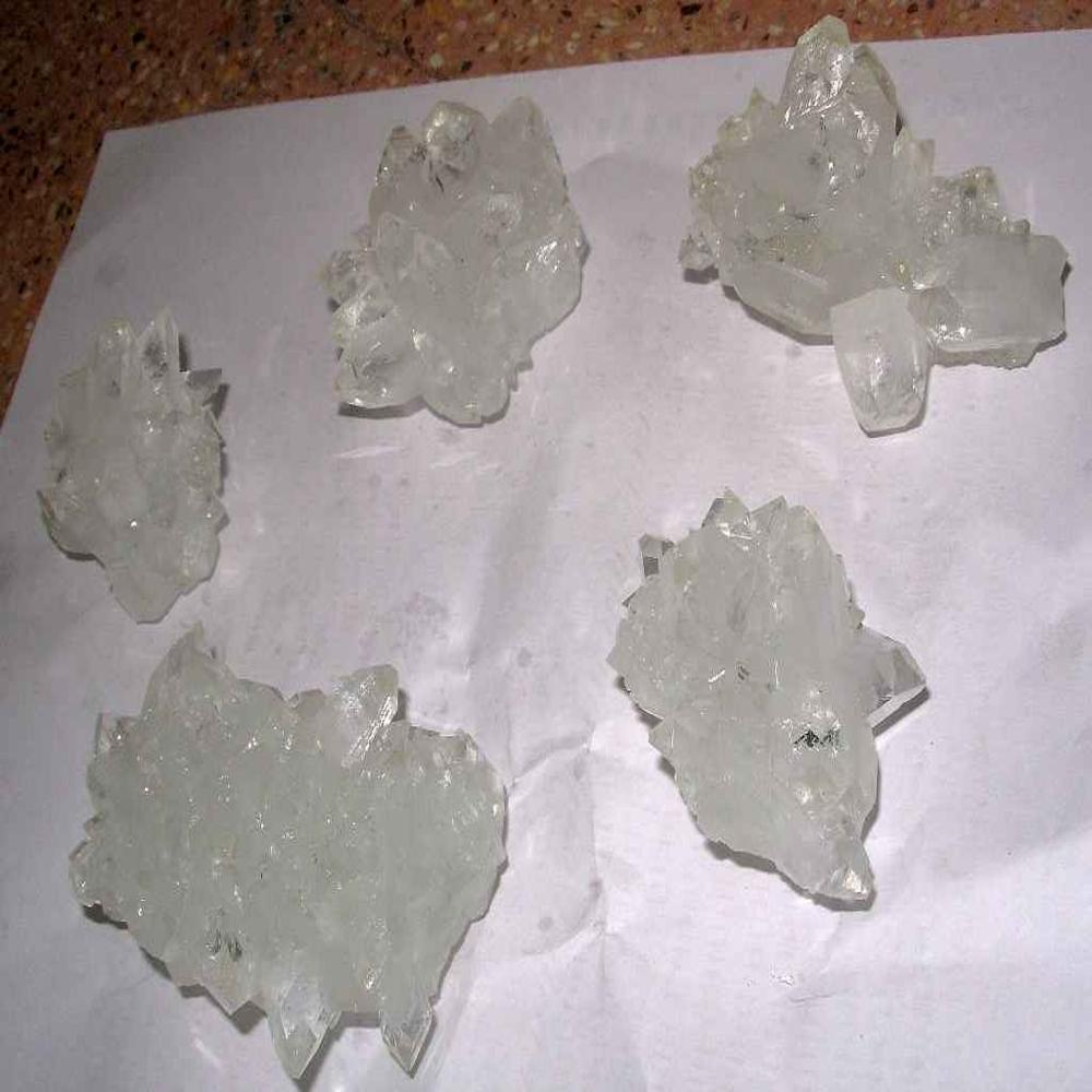 White Appophylite/Stilbite Small Clusters