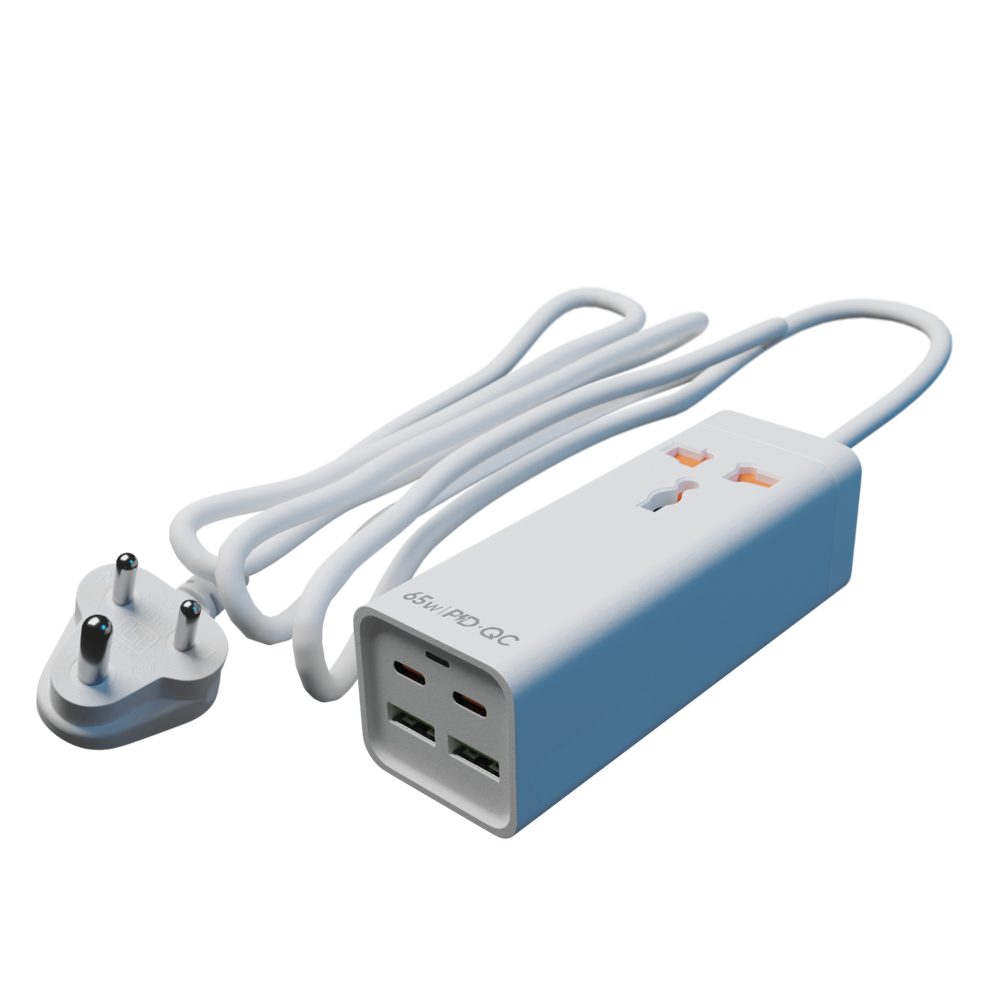 Extension Socket - Color: White