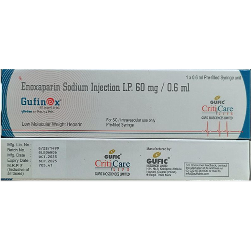 60 Mg Enoxaparin Sodium Injection IP