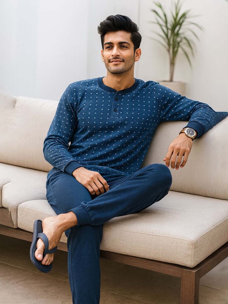 Mens Winter Pyjama Set