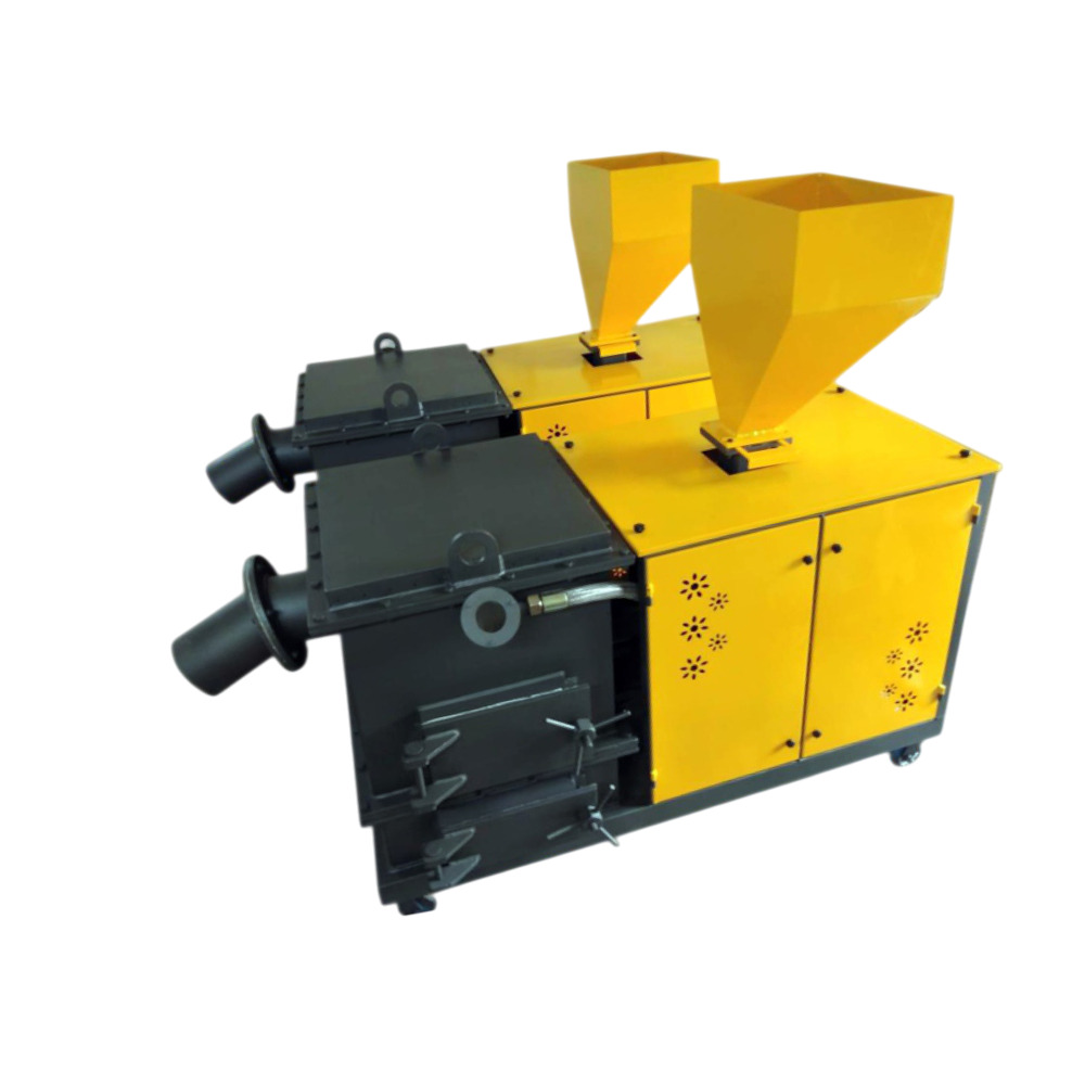 Wood Pellet Burner - Color: Yellow And Black