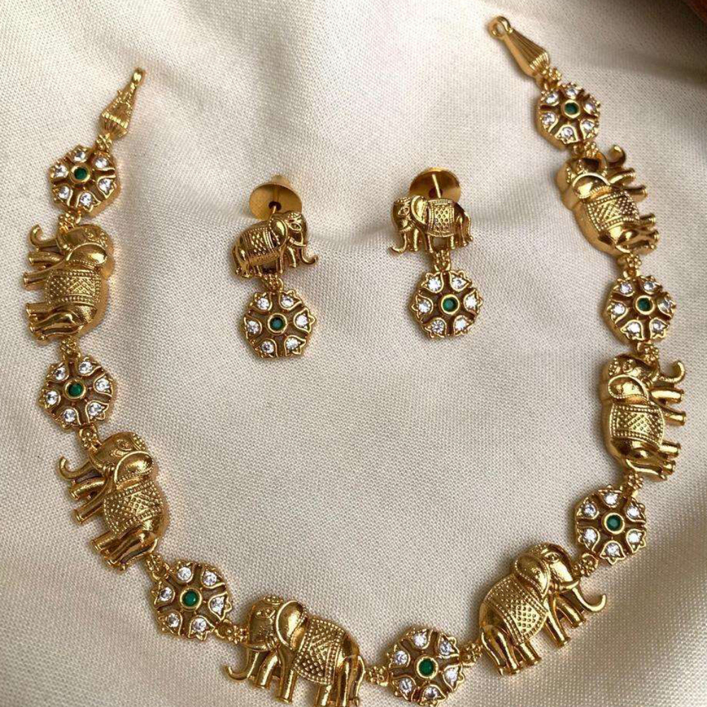 Royal Crystal Necklace Set