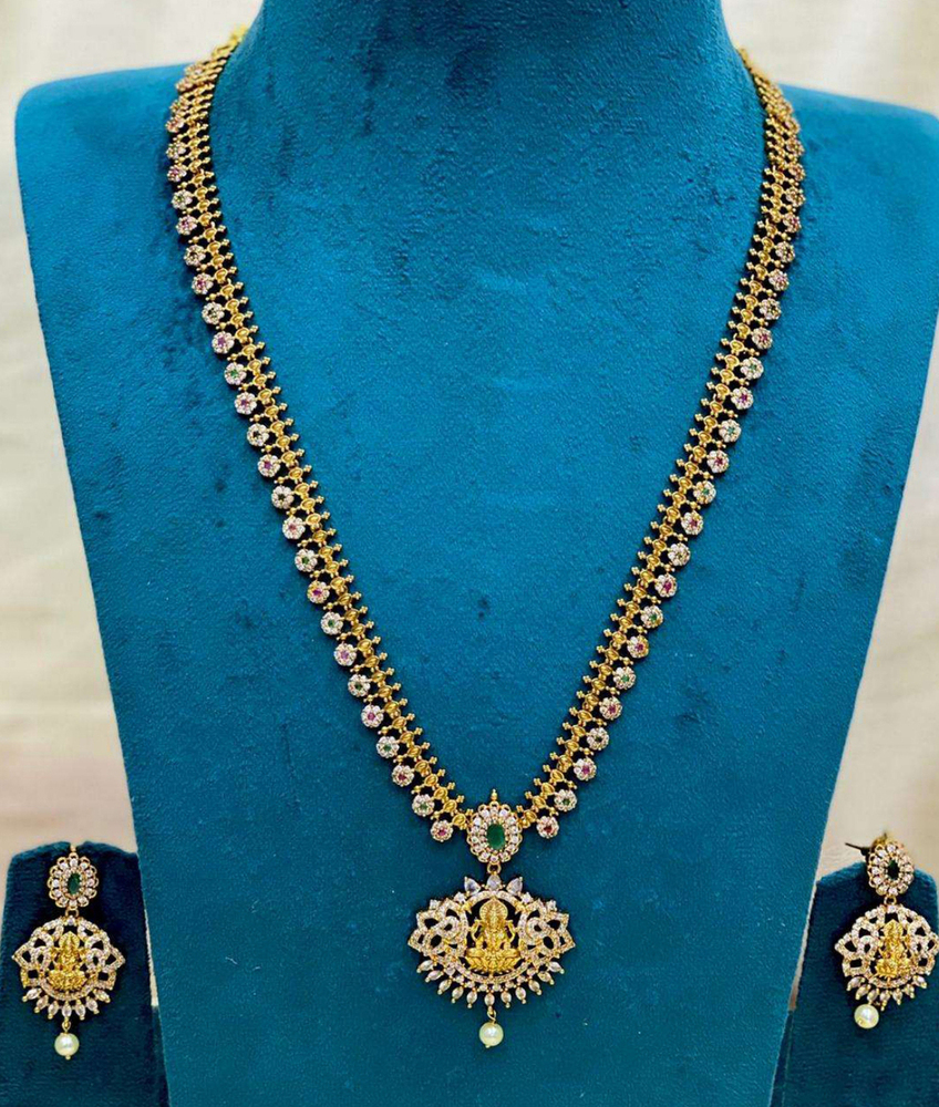 Crystal Wave Necklace Set