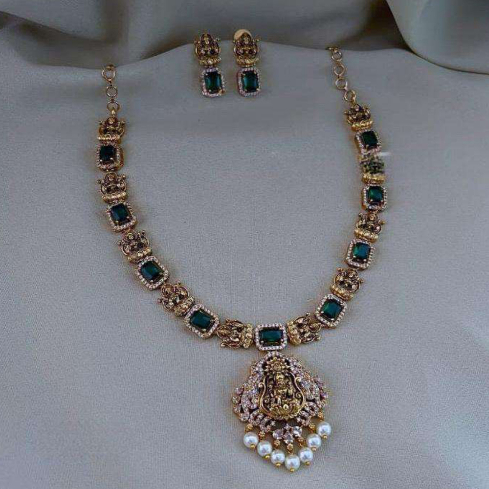 Ruby Shine Necklace Set