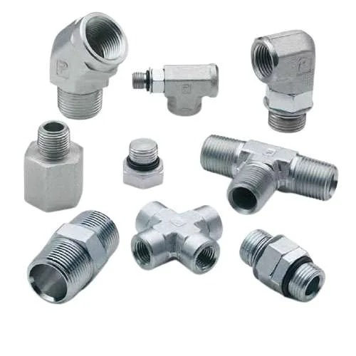 Hydraulic Fitting - Color: Silver