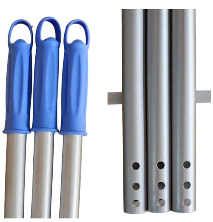Aluminium Mop Handle - Color: Silver