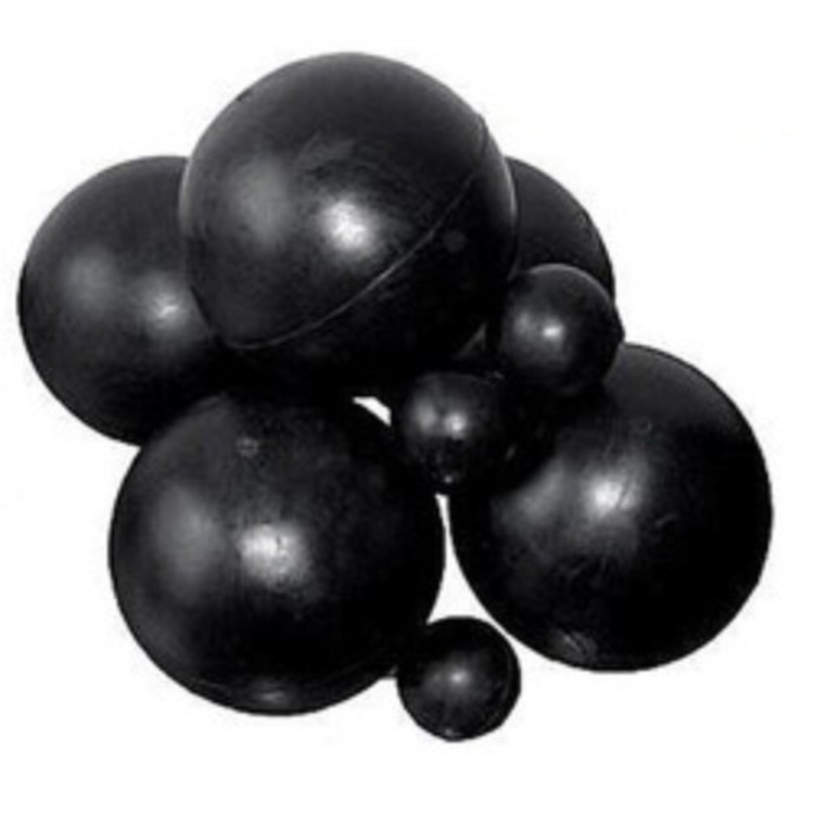 Air Valve Ebonite Coated Ball - Ash %: 1%-5%