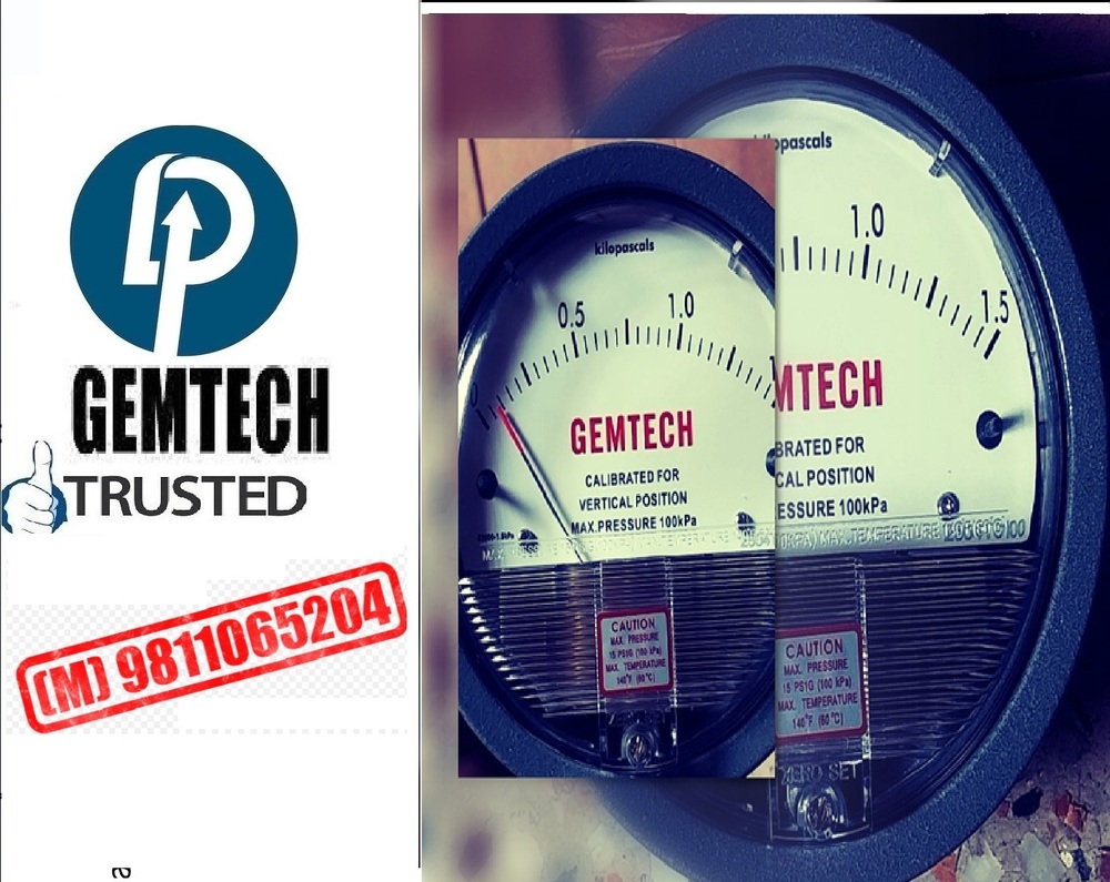 GEMTECH I DESH KA NUMBER ONE DIFFERENTIAL PRESSURE GAUGE - D.P.ENGINEERS