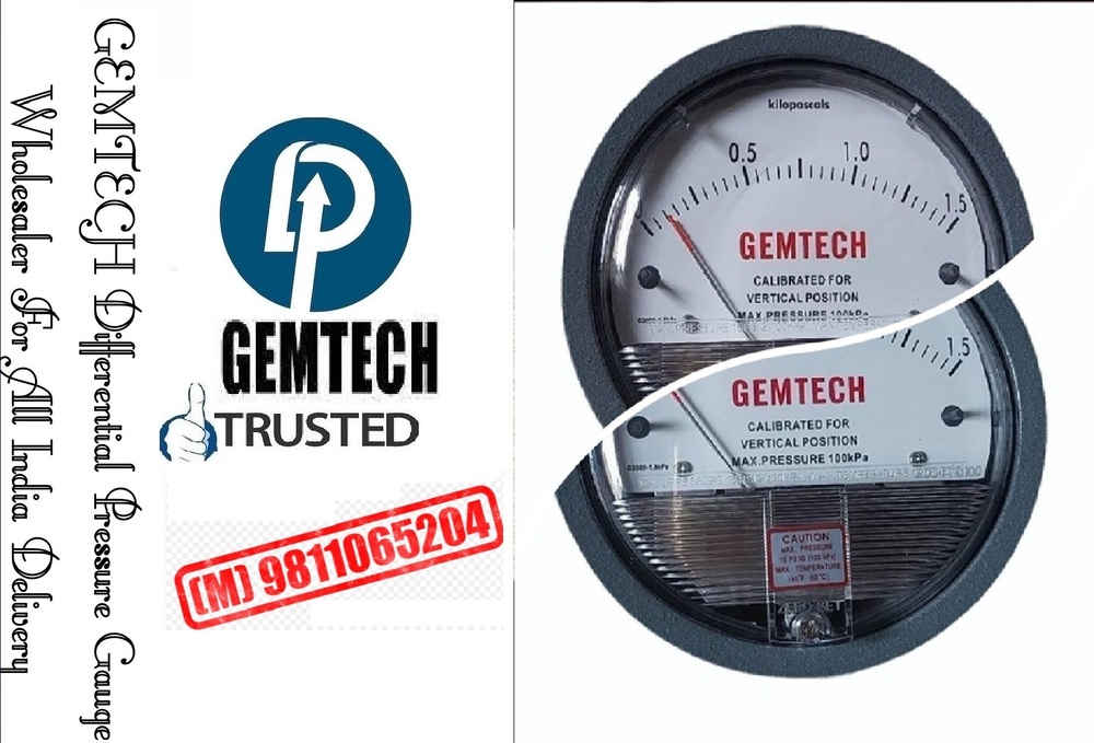 GEMTECH I DESH KA NUMBER ONE DIFFERENTIAL PRESSURE GAUGE - D.P.ENGINEERS