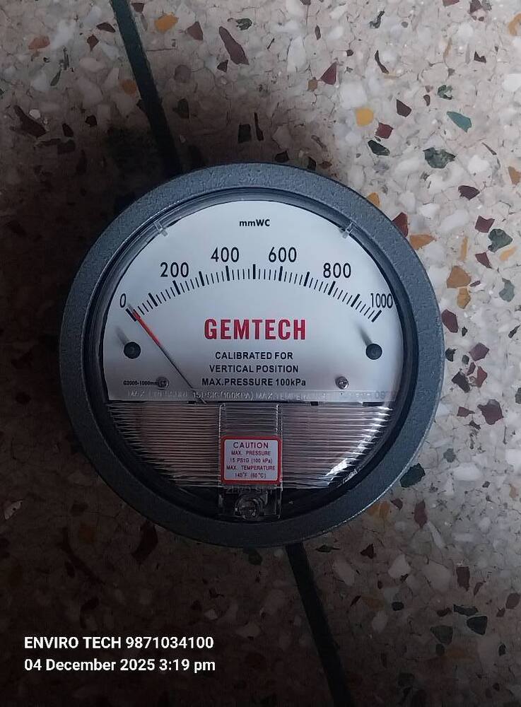 GEMTECH DIFFERENTIAL PRESSURE GAUGE IN Daultabad Industrial Area Gurgaon Haryana