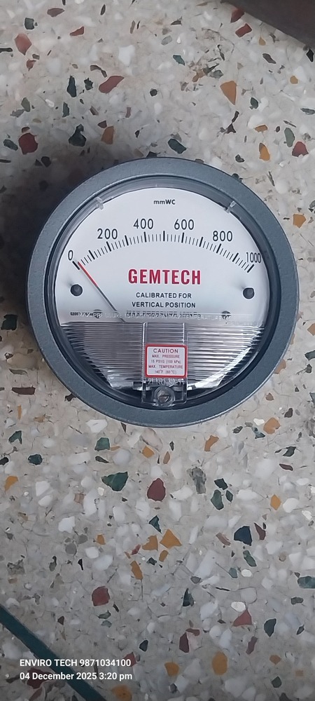 GEMTECH DIFFERENTIAL PRESSURE GAUGE IN Daultabad Industrial Area Gurgaon Haryana