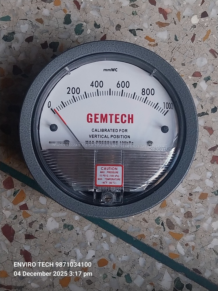 GEMTECH DIFFERENTIAL PRESSURE GAUGE IN Daultabad Industrial Area Gurgaon Haryana