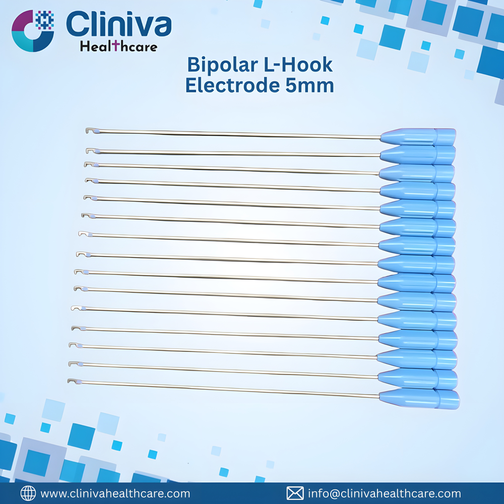 लैप्रोस्कोपिक बायपोलर L-हुक इलेक्ट्रोड 5mmx330mm
