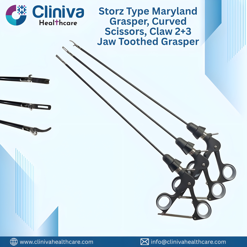 Laparoscopic Storz-type Maryland Grasper/curved Scissor/toothed Grasper - Application: Hospital