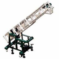 Tiltable Tower Ladder With Adjustable Platform