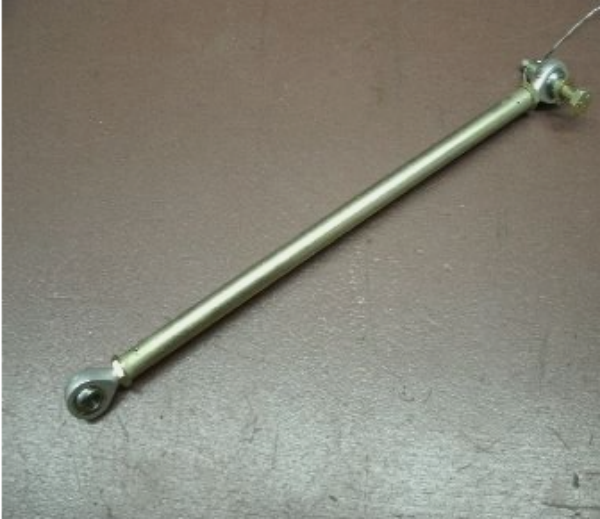 Push Rod - Steel Alloy, Black Finish | Durable Industrial Tool For Precision And Accuracy, 1-year Warranty