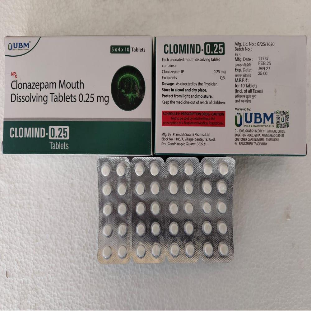 Clonazepam Tablet - Drug Type: General Medicines