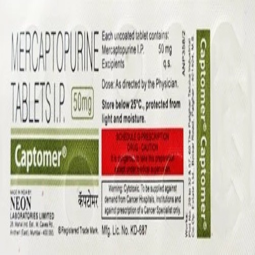 Captomer 50 Mg Tablet - Recommended For: Doctor