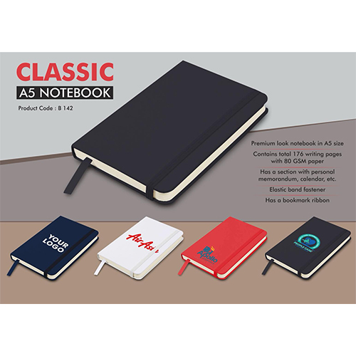 Classic A5 notebook Hard bound cover