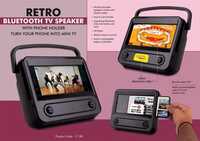 Retro Bluetooth Tv Speaker With Phone Holder - Feature: Good Quality