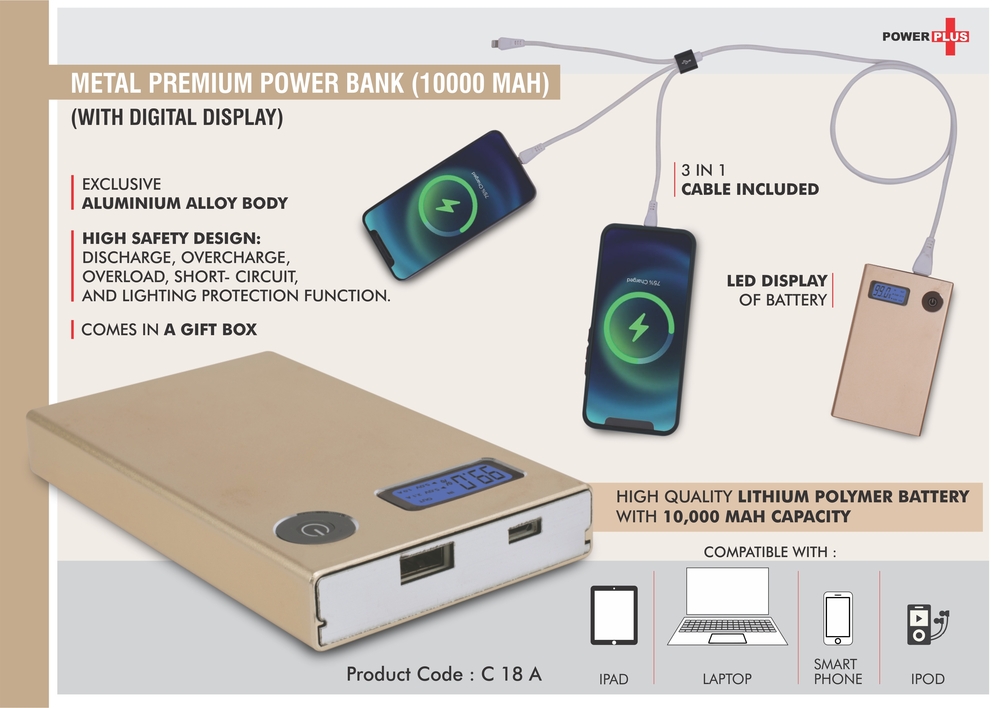 Magic box Premium Power Bank -10000 mAh