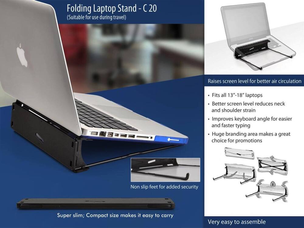 Folding laptop stand (suitable for travelling)