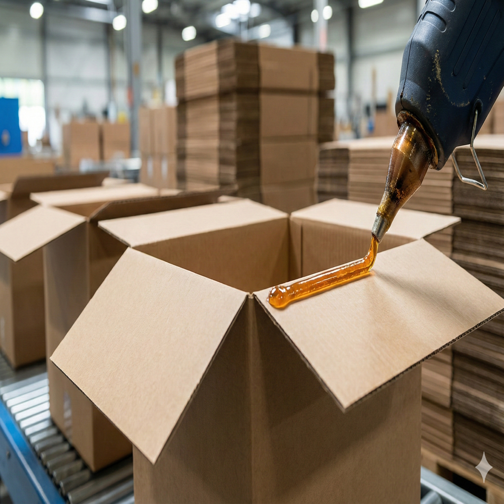 Ge-hmmc Hot Melt For Mono Carton Or Corrugated - Color: Milky Yellowish