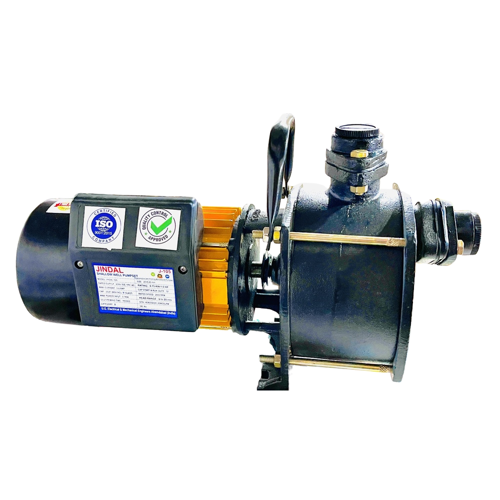 1 Hp Single Phase Monoblock Pump - Color: Black