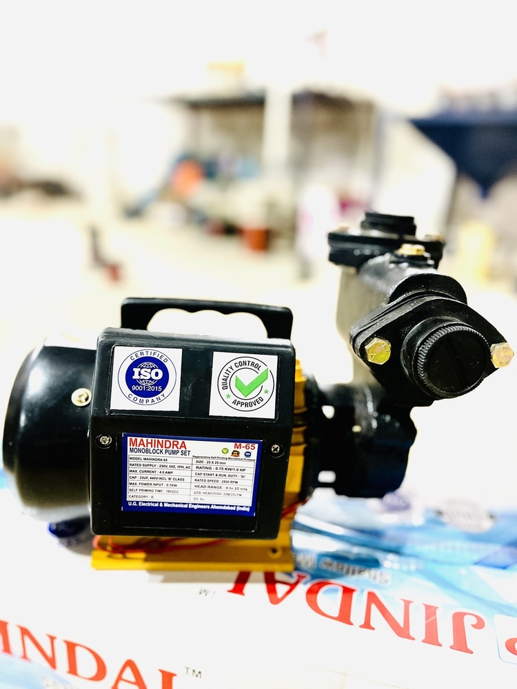 1.5 Hp Monoblock Pump - Color: Black