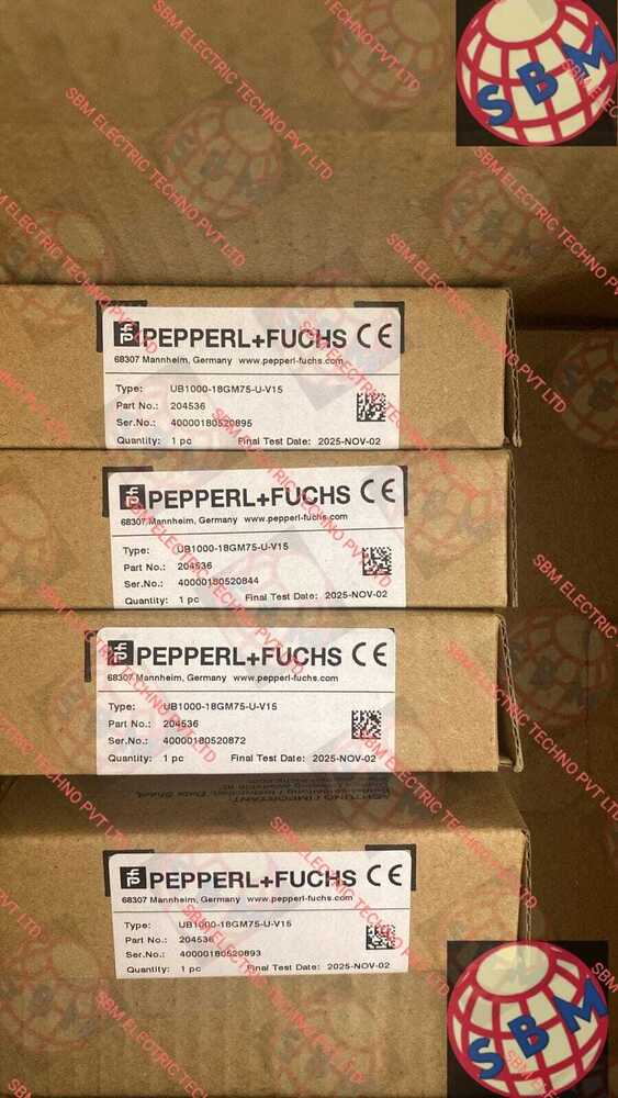 PEPPERL FUCHS PROXIMITY SENSOR, UB1000-18GM75-U-V15