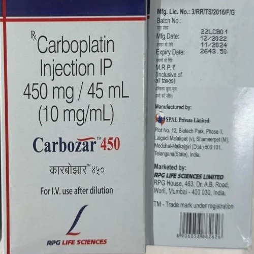 Carbozar 450 mg Injection