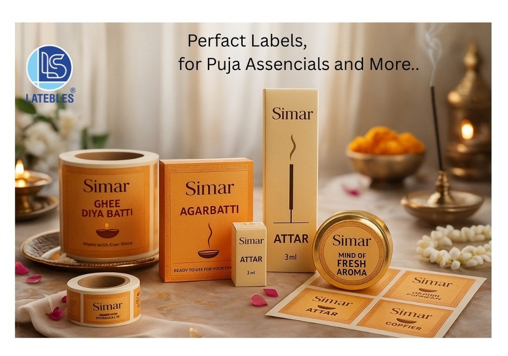 Premium Labels for Puja & FMCG Packaging