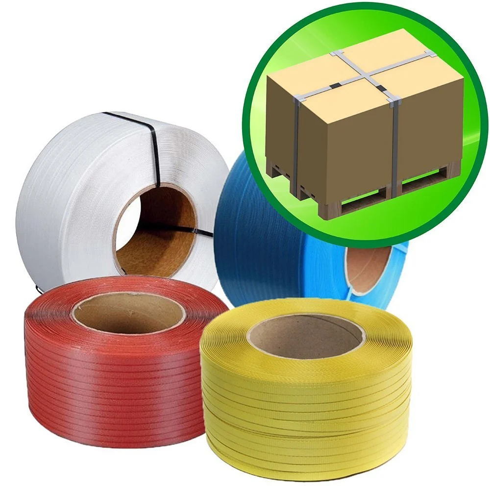 Plastic Box Strapping Roll - Color: White