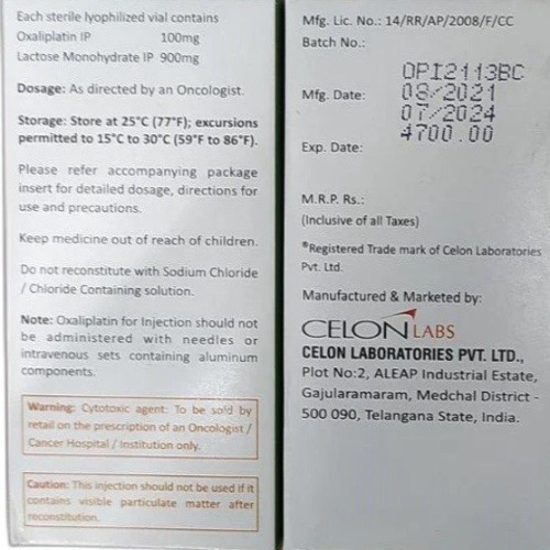 Celdach 100 Mg Injection - Physical Form: Liquid