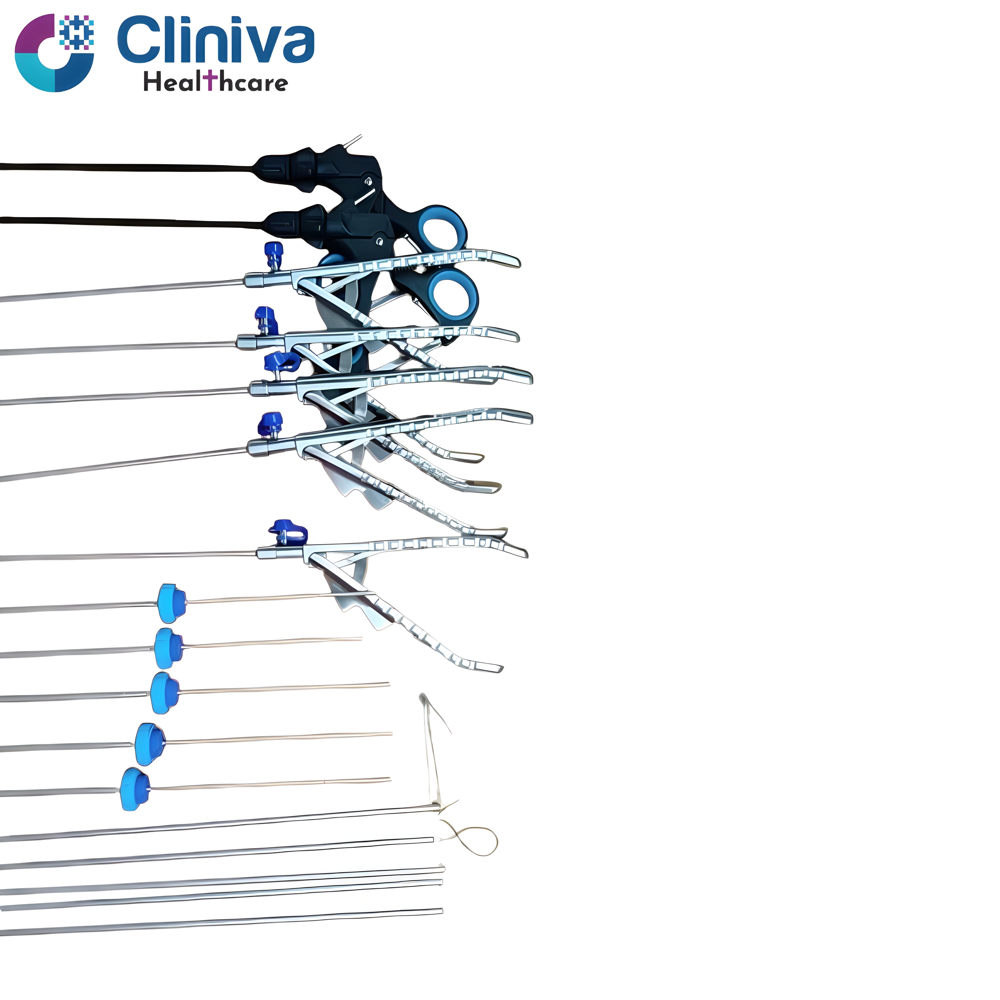 Laparoscopic Endotrainer Basic Training Instruments Set 5mmx330mm - Application: Hospital